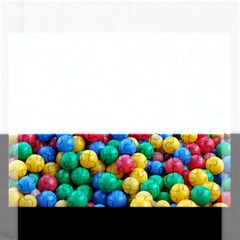 Funny Colorful Red Yellow Green Blue Kids Play Balls Rectangular Jigsaw Puzzl