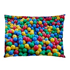 Funny Colorful Red Yellow Green Blue Kids Play Balls Pillow Case by yoursparklingshop