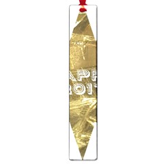 Happy New Year 2017 Gold White Star Large Book Marks