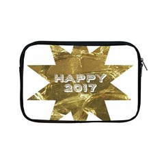 Happy New Year 2017 Gold White Star Apple Ipad Mini Zipper Cases by yoursparklingshop