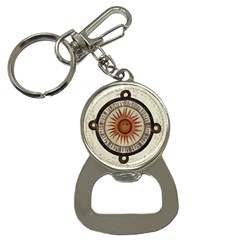 Ancient Aztec Sun Calendar 1790 Vintage Drawing Bottle Opener Key Chains by yoursparklingshop