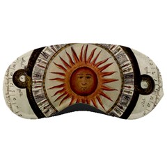 Ancient Aztec Sun Calendar 1790 Vintage Drawing Sleeping Masks by yoursparklingshop