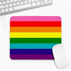 Colorful Stripes Lgbt Rainbow Flag Large Mousepads