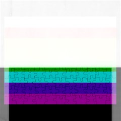 Colorful Stripes Lgbt Rainbow Flag Rectangular Jigsaw Puzzl by yoursparklingshop