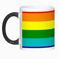 Colorful Stripes Lgbt Rainbow Flag Morph Mugs by yoursparklingshop