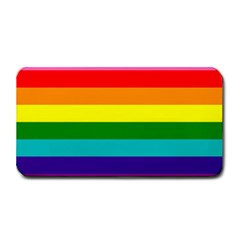 Colorful Stripes Lgbt Rainbow Flag Medium Bar Mats by yoursparklingshop