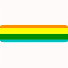 Colorful Stripes Lgbt Rainbow Flag Large Bar Mats by yoursparklingshop