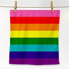 Colorful Stripes Lgbt Rainbow Flag Face Towel