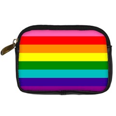 Colorful Stripes Lgbt Rainbow Flag Digital Camera Cases by yoursparklingshop