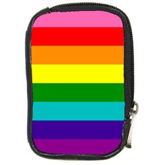 Colorful Stripes Lgbt Rainbow Flag Compact Camera Cases by yoursparklingshop