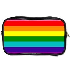 Colorful Stripes Lgbt Rainbow Flag Toiletries Bags 2-side by yoursparklingshop