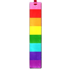 Colorful Stripes Lgbt Rainbow Flag Large Book Marks by yoursparklingshop