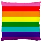 Colorful Stripes Lgbt Rainbow Flag Standard Flano Cushion Case (Two Sides) Back