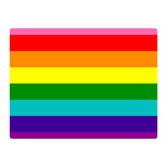 Colorful Stripes Lgbt Rainbow Flag Double Sided Flano Blanket (mini)  by yoursparklingshop