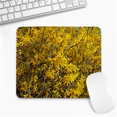 Nature, Yellow Orange Tree Photography Large Mousepads by yoursparklingshop