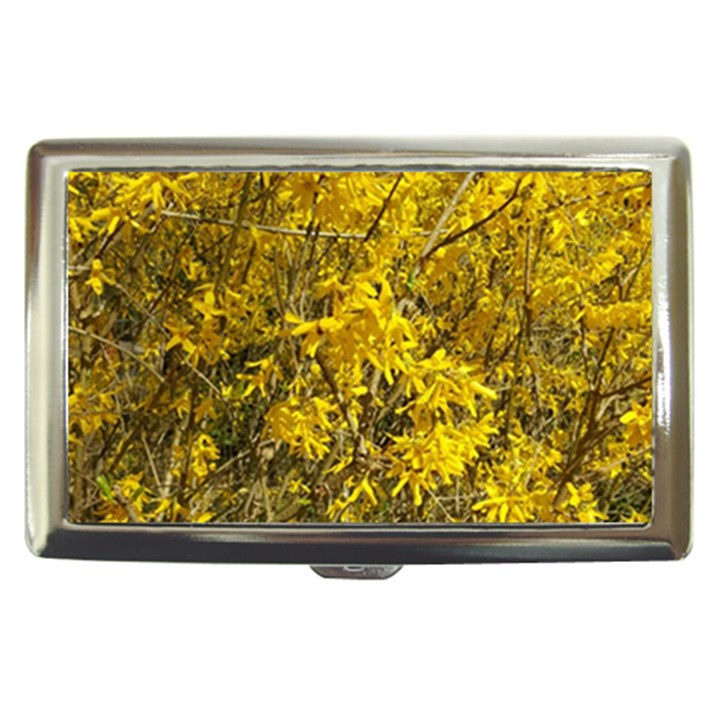 Nature, Yellow Orange Tree Photography Cigarette Money Cases