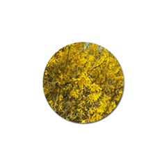 Nature, Yellow Orange Tree Photography Golf Ball Marker (4 Pack)