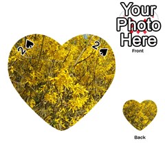 Nature, Yellow Orange Tree Photography Playing Cards 54 (heart)  by yoursparklingshop