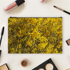 Nature, Yellow Orange Tree Photography Cosmetic Bag (large)  by yoursparklingshop