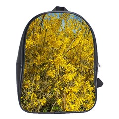 Nature, Yellow Orange Tree Photography School Bags(large)  by yoursparklingshop