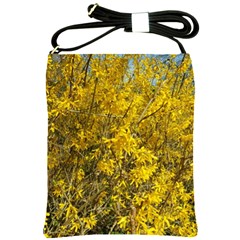 Nature, Yellow Orange Tree Photography Shoulder Sling Bags by yoursparklingshop