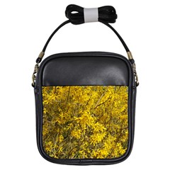 Nature, Yellow Orange Tree Photography Girls Sling Bags by yoursparklingshop