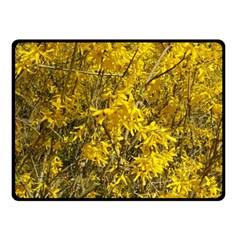 Nature, Yellow Orange Tree Photography Fleece Blanket (small)