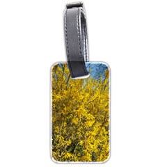 Nature, Yellow Orange Tree Photography Luggage Tags (two Sides) by yoursparklingshop