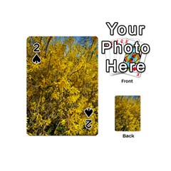 Nature, Yellow Orange Tree Photography Playing Cards 54 (mini) 