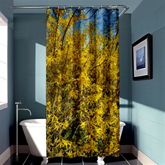 Nature, Yellow Orange Tree Photography Shower Curtain 36  X 72  (stall)  by yoursparklingshop