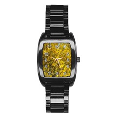 Nature, Yellow Orange Tree Photography Stainless Steel Barrel Watch by yoursparklingshop