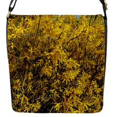 Nature, Yellow Orange Tree Photography Flap Messenger Bag (s) by yoursparklingshop