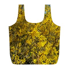 Nature, Yellow Orange Tree Photography Full Print Recycle Bags (l)  by yoursparklingshop