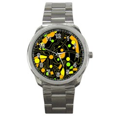 Floating Sport Metal Watch