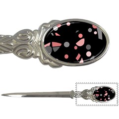 Pink And Gray Abstraction Letter Openers