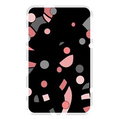 Pink And Gray Abstraction Memory Card Reader