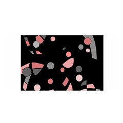 Pink And Gray Abstraction Satin Wrap