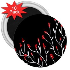 Elegant Tree 2 3  Magnets (10 Pack) 