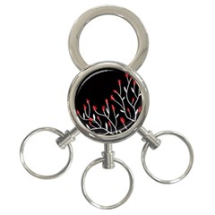 Elegant Tree 2 3-ring Key Chains by Valentinaart