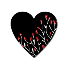 Elegant Tree 2 Heart Magnet