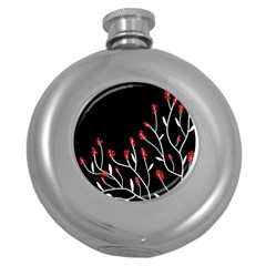 Elegant Tree 2 Round Hip Flask (5 Oz)