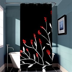 Elegant Tree 2 Shower Curtain 36  X 72  (stall) 