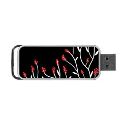 Elegant Tree 2 Portable Usb Flash (one Side) by Valentinaart