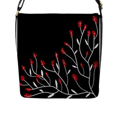 Elegant Tree 2 Flap Messenger Bag (l) 