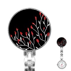 Elegant Tree 2 Stainless Steel Nurses Watch