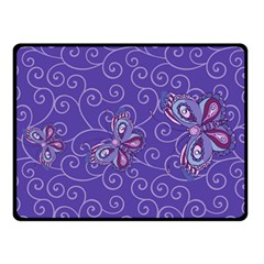 Butterfly Fleece Blanket (small)