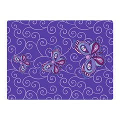 Butterfly Double Sided Flano Blanket (mini)  by olgart