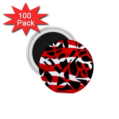 Red Chaos 1 75  Magnets (100 Pack) 