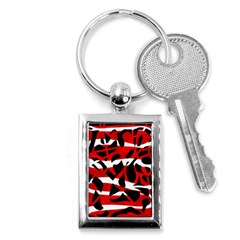 Red Chaos Key Chains (rectangle) 