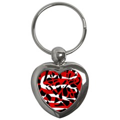 Red Chaos Key Chains (heart) 